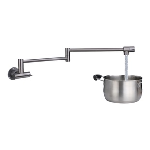 入墙式折叠净水龙头厨房灶台纯净水直饮水墙上伸缩加长墙面不锈钢