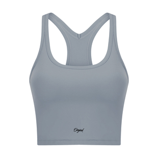 SMILE DDD瑜伽工字背心女运动收腰显瘦无痕挂脖美背内搭带胸垫bra