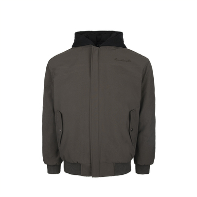 GTAL美式假两件带帽可拆卸棉服