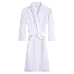 纯棉毛巾料割绒浴袍五星级酒店情侣睡袍吸水浴衣厚冬季中长款大码