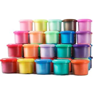 得力超轻粘土儿童橡皮泥手工太空彩泥无毒食品级黏土幼儿园玩具女