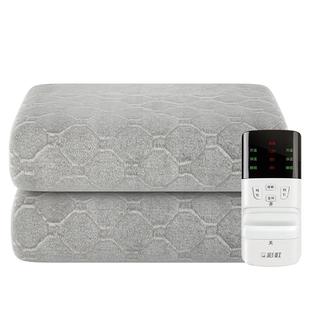 彩虹电热毯双温双控调温家用法兰绒2*1.8米Q1820电褥子官方旗舰店