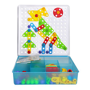 出美国 儿童电钻螺母拆装拧螺丝宝宝配对组合工具台 动手益智玩具