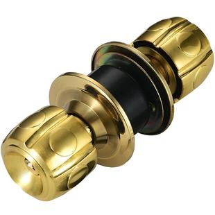 固安居球形门锁室内卫生间木门房间卧室金色球型锁具家用通用型