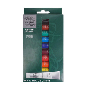 温莎牛顿winsornewton原装进口入门油画颜料12ml初学美术生