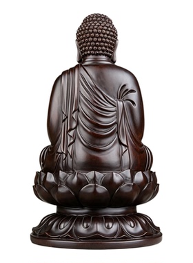 中式红木雕刻佛像摆件