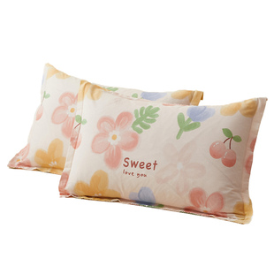 新款40x60纯棉儿童枕套30x50纯棉枕芯一对装小枕头套48cmx74cm单