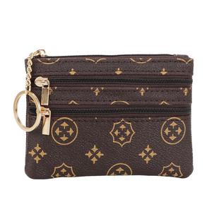 时尚零钱包女包迷你短款拉链钥匙包简约小钱包硬币小巧零钱袋荷包