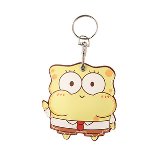 卡通小区电梯感应卡小长方形圆形水滴门禁卡套airtag钥匙扣保护套