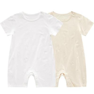 拉比婴儿短袖薄款连体衣