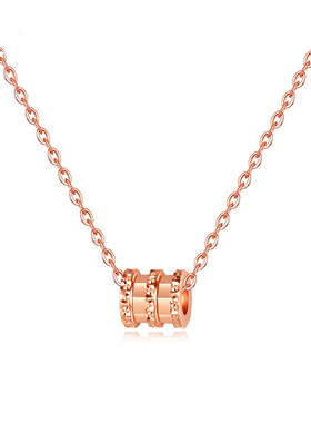 小蛮腰项链纯银锁骨链吊坠女朋友