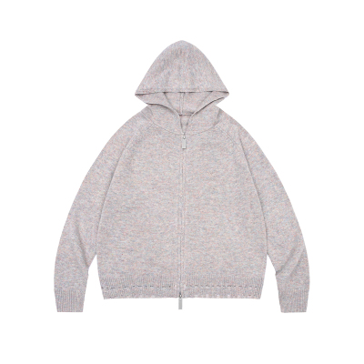 RAPPEYE设计感破洞连帽开衫女