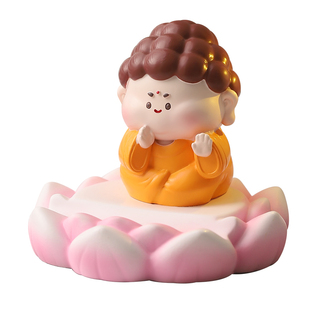 可爱佛系如来手机支架摆件办公桌面工位装饰品实用生日礼物送女生