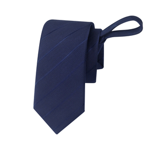 领带男免打结女款配饰蓝色高档衬衫装饰手打学院风拉链2026正流行