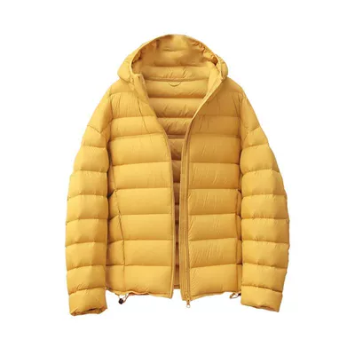 2025冬季新款排骨羽绒服女轻薄泡芙短款白鸭绒保暖连帽小个子外套