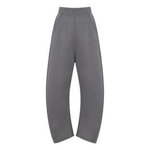 adidas阿迪达斯2024冬季新款女子宽松运动休闲香蕉针织长裤JZ4055