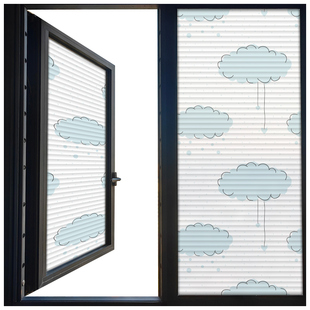 加厚静电窗户磨砂玻璃贴纸防走光透光不透明卫生间防窥视隐私贴膜