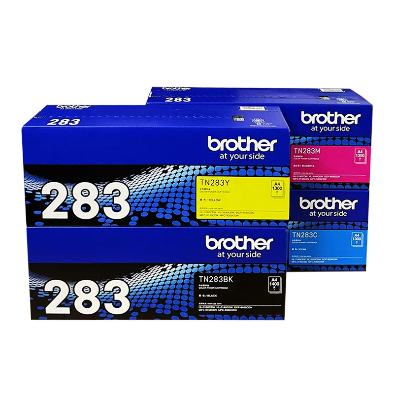 原装兄弟TN-283BK粉盒 CMY HL-3160CDN 3190 9030 9150 9350墨粉