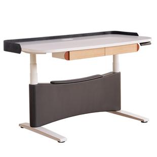吱物实木北美胡桃木电动升降桌智能电竞电脑桌书桌桌腿翘脚学习桌