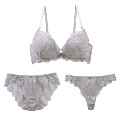 诗萝涵女士内衣聚拢透气蕾丝性感