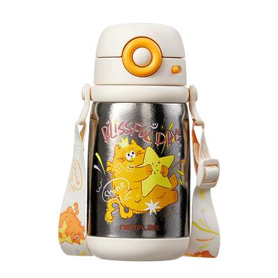 Neoflam纯钛保温杯儿童吸管杯