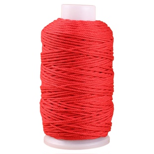 红绳编织绳手链本命年马手工diy手绳金店专用编绳线黄金72号玉线