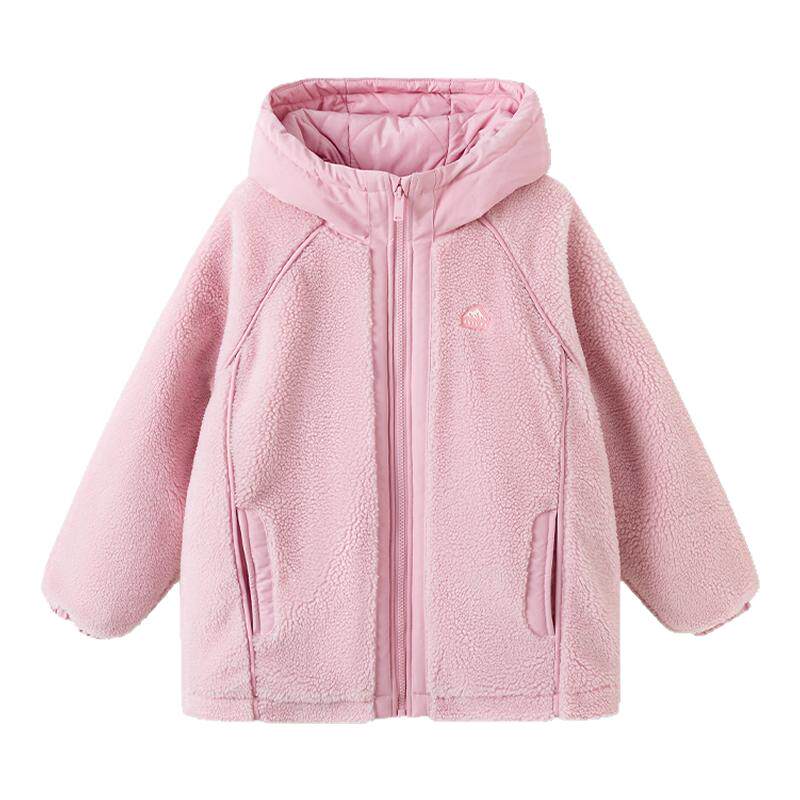 巴拉女童棉服儿童加绒棉袄