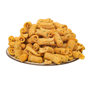 白根柱香酥鹿角脆蔬菜卷香葱卷锅巴膨化休闲网红零食散称袋装