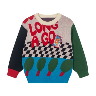 【商场同款】马拉丁童装儿童毛衣装男小童龙新针织衫