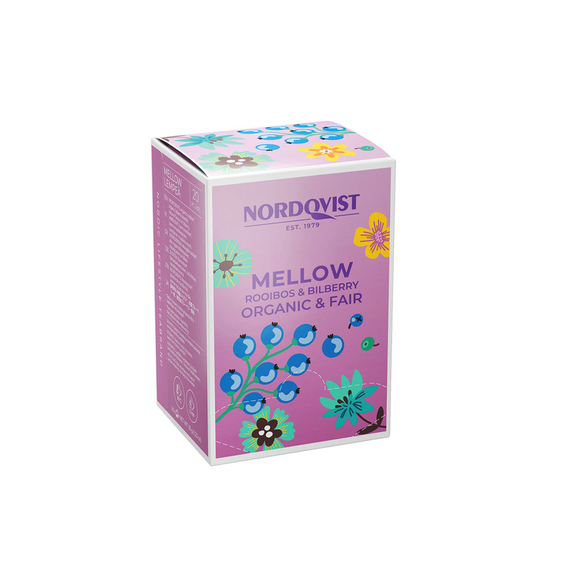 芬兰进口Nordqvist暖达芬有机越橘蓝莓护眼茶无咖啡因晚安助眠茶