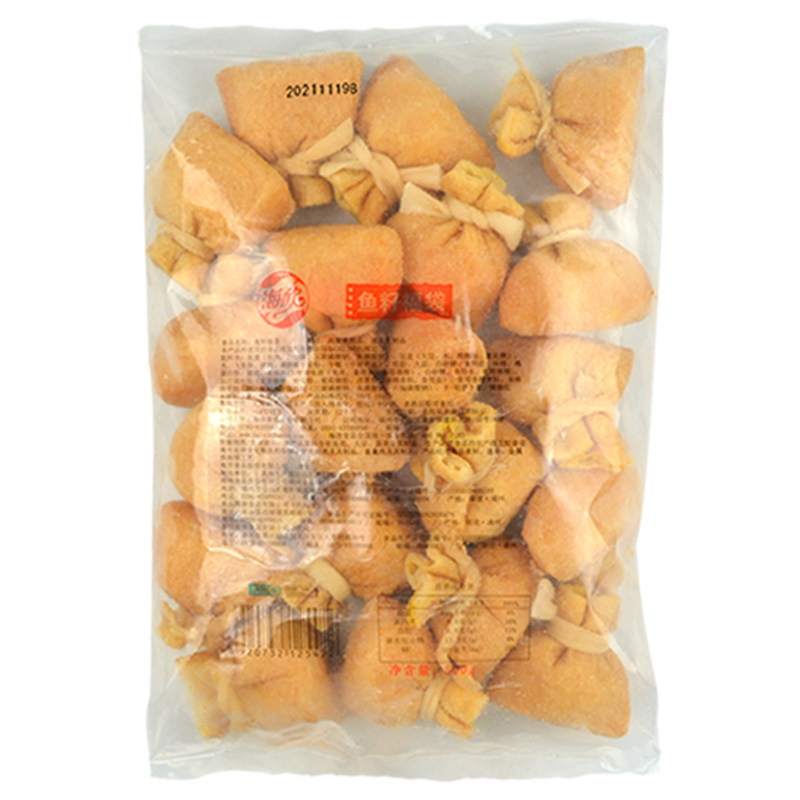海欣鱼籽福袋关东煮食材商用豆捞火锅麻辣烫冒菜食材福袋鱼籽500g