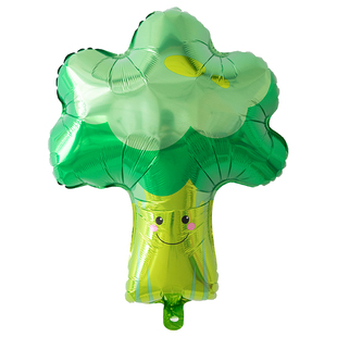 卡通水果蔬菜铝膜飘空气球布置儿童宝宝创意周岁生日派对装饰铝箔