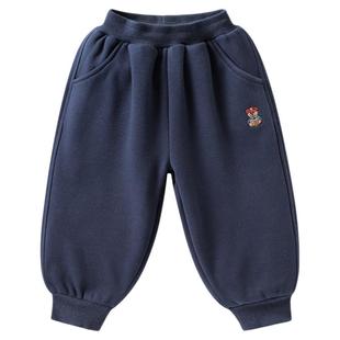 男童运动裤冬装2025秋冬新款童装儿童宝宝棉裤加绒卫裤冬季裤子潮