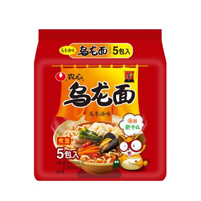 农心乌冬汤5连包乌龙面