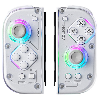 澳加狮J20骑士Switch2手柄JoyCon左右手柄霍尔摇杆宏编程年会奖品无线蓝牙马里奥游戏分体手柄+握把+接收器