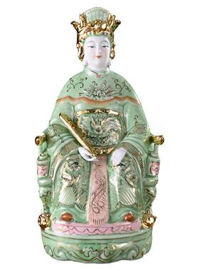 陶瓷泰山奶奶老母手工艺品神像