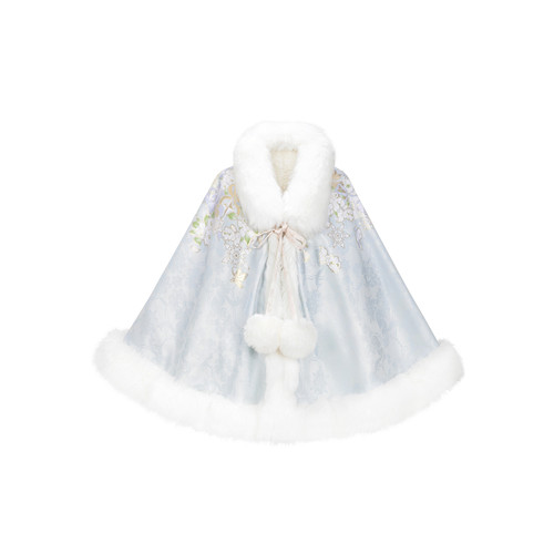 无贰集【金枝软玉】原创明制披肩圆领袄马面裙斗篷秋冬汉服套装