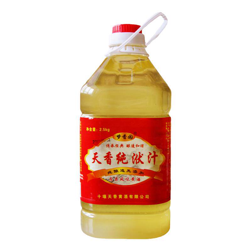 湖北特产房县黄酒洑汁桶装糯米酒