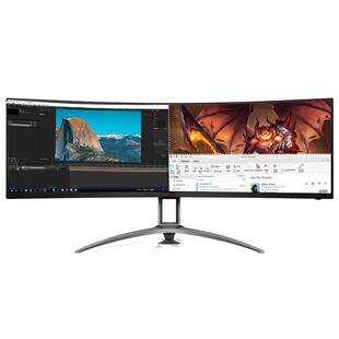 AOC爱攻AGON 49英寸144HZ曲面32:9电竞带鱼屏AG493QCX电脑显示器