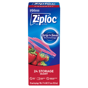 【天猫U先】ziploc密保诺零食密实袋保鲜袋密封袋食品级家用14个