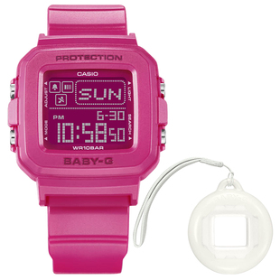 【新年礼物】casio旗舰店BABY-G 泡泡糖BGD-10K方块手表女DIY表壳