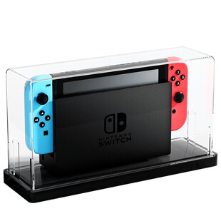 适用任天堂switch防尘罩亚克力透明外壳switcholed主机游戏机底座收纳盒ns外壳oled底座透明套保护壳