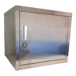 密码锁单门小型文件柜食品添加剂专用柜挂上墙资料柜不锈钢储物箱