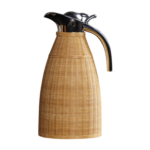 保温水壶竹编大容量保温壶家用热水瓶2025新款热水瓶农家乐茶室