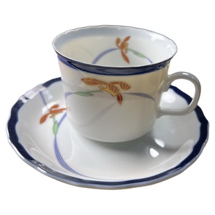 日本香兰社KENZO葡萄牙中国野兽派手绘陶瓷红茶咖啡杯复古茶杯