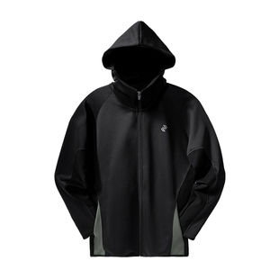 左右力量运动外套梭织速干连帽拉链秋季篮球训练服套装跑步运动服