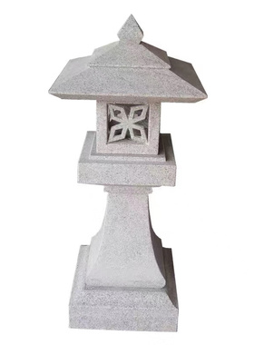 青石仿古户外石灯笼电石灯园林景观装饰石头灯新中式日式庭院装饰
