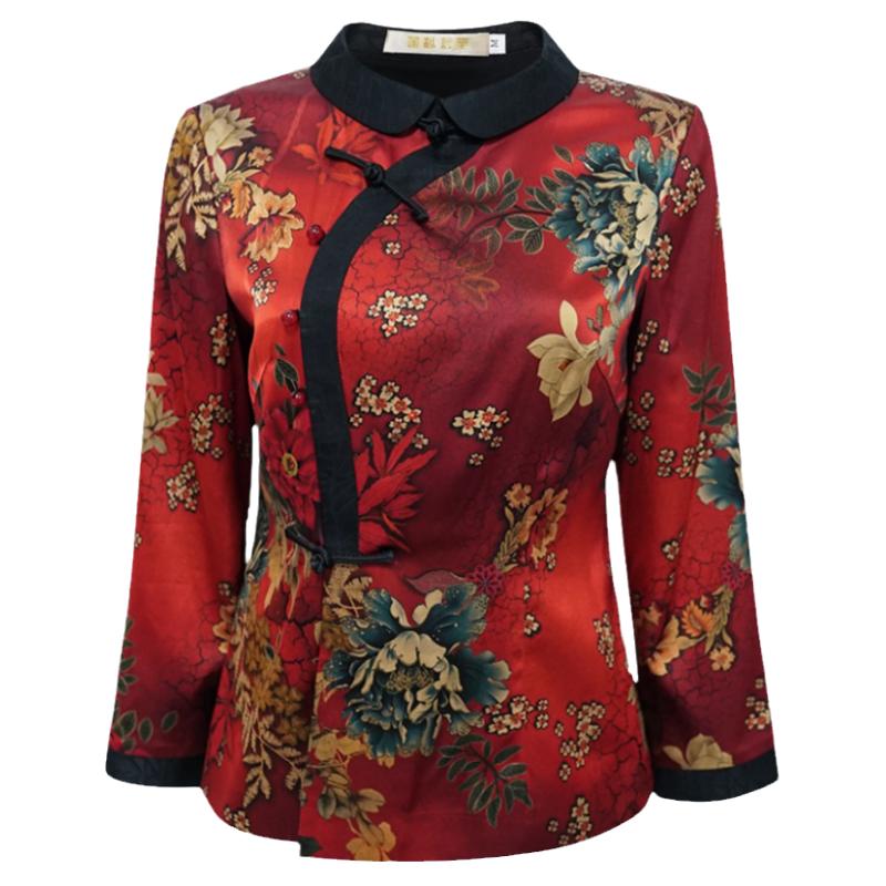 开襟气质日常淑女长袖汉服唐装