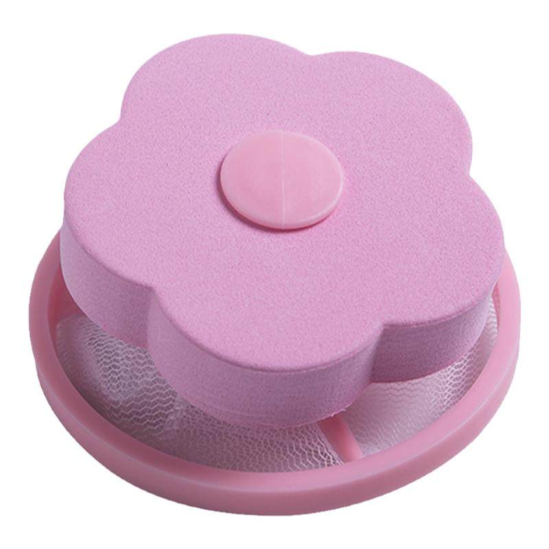 创意梅花形洗衣机除毛器清洁网袋 洗衣机漂浮过滤除粘毛网袋