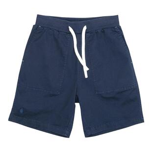 ANB2022秋季 / ANB B8 新款主题水洗做旧抽绳短裤（藏青色/灰色）